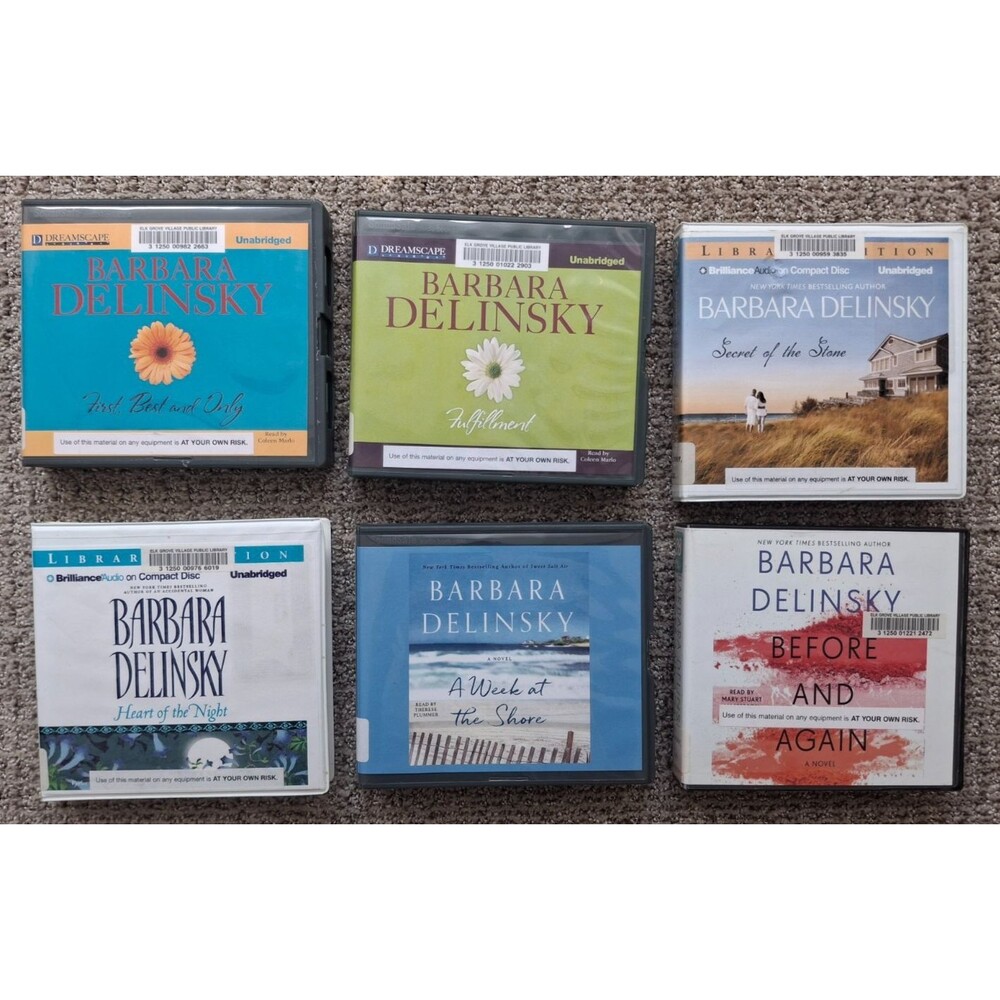 Barbara Delinsky Lot of 6 Audiobook Books on CD Unabridged Romance Drama Love